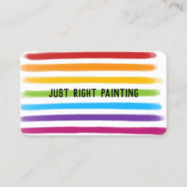 Aangepaste QR-schilder Visitekaartje