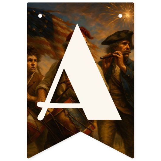 Aangepaste QR Schoolbanner • 1776–2026 Eerbode! Vlaggetjes (Tweede vlag)