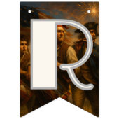 Aangepaste QR Schoolbanner • 1776–2026 Eerbode! Vlaggetjes (Eerste vlag)