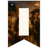 Aangepaste QR Schoolbanner • 1776–2026 Eerbode! Vlaggetjes (Derde vlag)