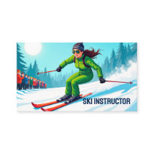 Aangepaste QR Ski Instructor