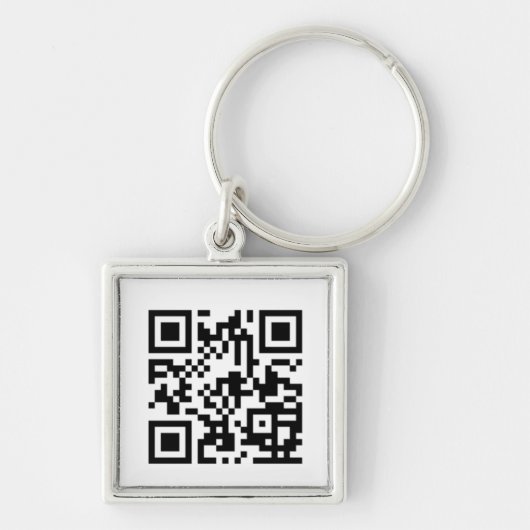 Aangepaste QR-Sleutelhanger Sleutelhanger (Voorkant)