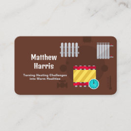 Aangepaste QR Verwarmingsmonteur Visitekaartje
