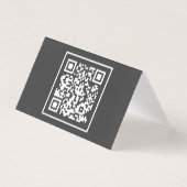 Aangepaste QR Visitekaartje (Voorkant)