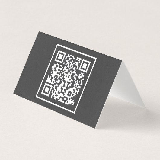 Aangepaste QR Visitekaartje (Voorkant)