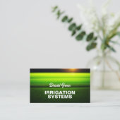 Aangepaste QR voor irrigatieservices Visitekaartje (Staand voorkant)