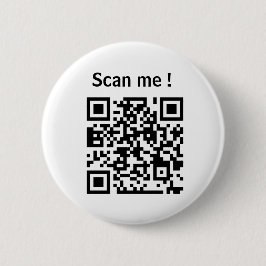 aangepaste qr-website promotie witte button