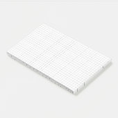 Aangepaste Quad Ruled 10x6 Post-it Notes (Schuin)