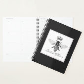 Aangepaste Queen Bee en Crown Script Handtekening  Planner (Display)