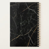 Aangepaste QUEEN BEE Gouden Marmer Ongedateerde Ma Planner (Achterkant)