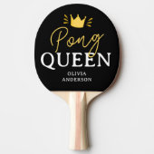 Aangepaste Queen of Tafeltennisbatje (Voorkant)