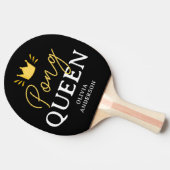 Aangepaste Queen of Tafeltennisbatje (Zijkant)
