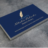 Aangepaste quill-Logo marine van de Mobile Notiona Visitekaartje