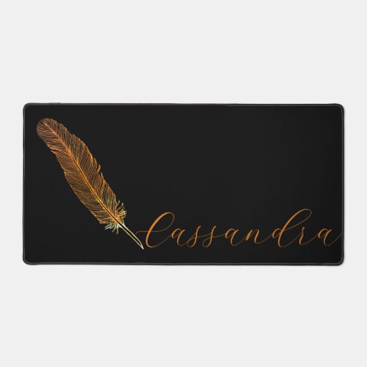 Aangepaste Quill Pen Bureaumat (Voorkant)