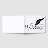 Aangepaste quill-pen gastenboek (Volledig)