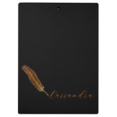 Aangepaste Quill Pen Klembord (Achterkant)