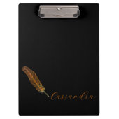 Aangepaste Quill Pen Klembord (Voorkant)