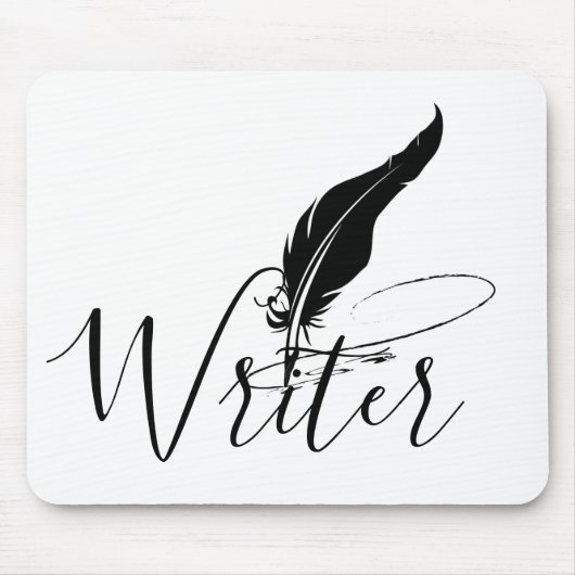 Aangepaste quill-pen muismat (Voorkant)