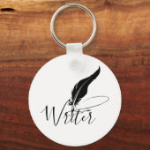 Aangepaste quill-pen sleutelhanger (Voorkant)