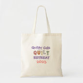 Aangepaste quilt retreat tote bag (Voorkant)