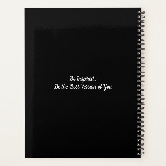 Aangepaste Quirky Jester en Poppenkoning Rood Blau Planner (Achterkant)