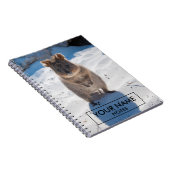 Aangepaste Quokka op het strand Notitieboek (Rechterzijde)