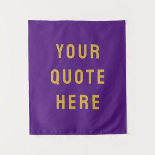Aangepaste Quote Banner Gepersonaliseerde Quote Mu Wandkleed