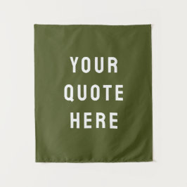Aangepaste Quote Banner Gepersonaliseerde Quote Mu Wandkleed
