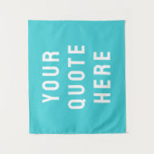 Aangepaste Quote Banner Gepersonaliseerde Quote Mu Wandkleed (Voorkant)