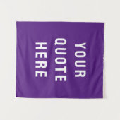 Aangepaste Quote Banner Gepersonaliseerde Quote Mu Wandkleed (Voorkant (horizontaal))