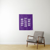 Aangepaste Quote Banner Gepersonaliseerde Quote Mu Wandkleed (In situ)