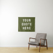 Aangepaste Quote Banner Gepersonaliseerde Quote Mu Wandkleed (In Situ (horizontaal))