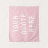 Aangepaste Quote Banner Gepersonaliseerde Quote Mu Wandkleed (Voorkant)