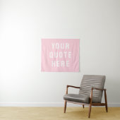 Aangepaste Quote Banner Gepersonaliseerde Quote Mu Wandkleed (In Situ (horizontaal))