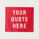 Aangepaste Quote Banner Gepersonaliseerde Quote Mu Wandkleed (Voorkant (horizontaal))