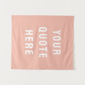 Aangepaste Quote Banner Gepersonaliseerde Quote Mu Wandkleed (Voorkant (horizontaal))