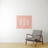 Aangepaste Quote Banner Gepersonaliseerde Quote Mu Wandkleed (In Situ (horizontaal))