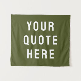 Aangepaste Quote Banner Personaliseer Uw Quote Muu Wandkleed
