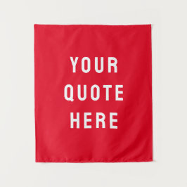Aangepaste quote banner persoonlijk uw quote muur wandkleed