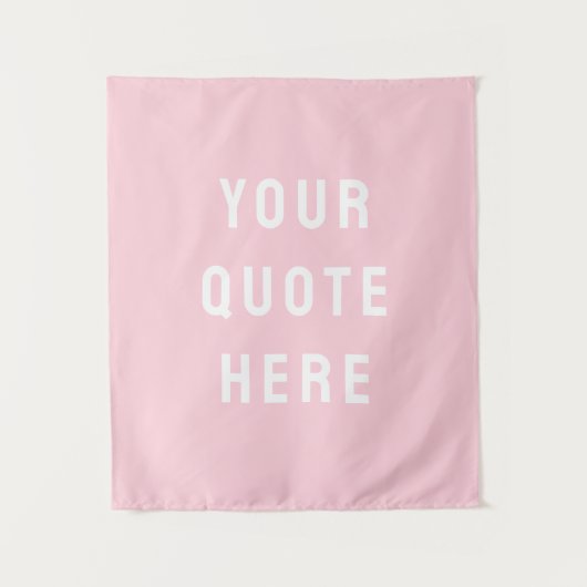 Aangepaste Quote Banner Persoonlijke Muur Nursery Wandkleed (Voorkant)