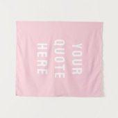 Aangepaste Quote Banner Persoonlijke Muur Nursery Wandkleed (Voorkant (horizontaal))