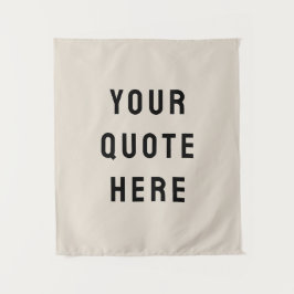 Aangepaste quote banner Persoonlijke quote muur Wandkleed