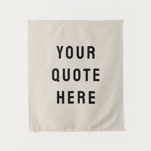 Aangepaste quote banner Persoonlijke quote muur Wandkleed (Voorkant)