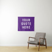 Aangepaste Quote Banner Persoonlijke Quote Muur Wandkleed (In Situ (horizontaal))