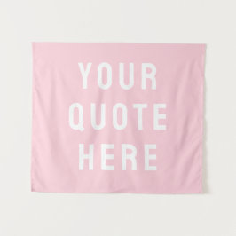 Aangepaste Quote Banner Persoonlijke Quote Muur Wandkleed