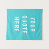 Aangepaste Quote Banner Persoonlijke Quote Muur Wandkleed (Voorkant (horizontaal))