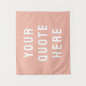 Aangepaste Quote Banner Persoonlijke Quote Muur Wandkleed (Voorkant)