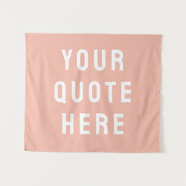 Aangepaste Quote Banner Persoonlijke Quote Muur Wandkleed