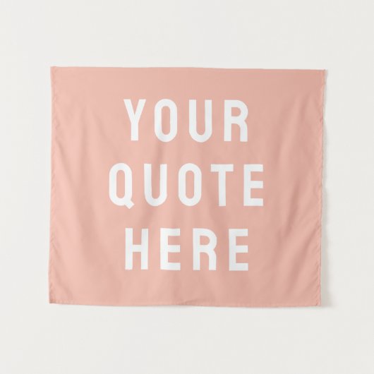 Aangepaste Quote Banner Persoonlijke Quote Muur Wandkleed (Voorkant (horizontaal))