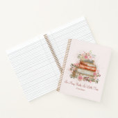 Aangepaste Quote Boeken en Roze Rozen (Binnen)